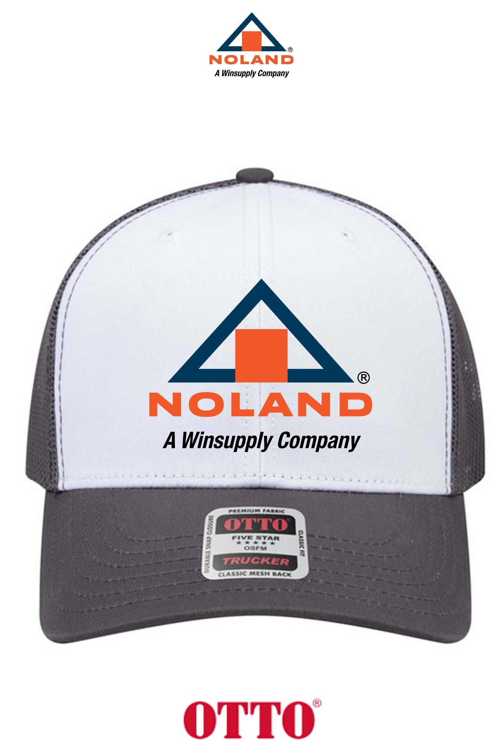 **BULK BUY SPECIAL** OTTO CAP® 6 Panel Mid Profile Mesh Back Trucker Hat - Harrison Noland