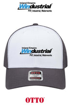 **BULK BUY SPECIAL** OTTO CAP® 6 Panel Mid Profile Mesh Back Trucker Hat - Inland Empire Windustrial