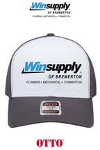 **BULK BUY SPECIAL** OTTO CAP® 6 Panel Mid Profile Mesh Back Trucker Hat - Winsupply Bremerton WA CO.