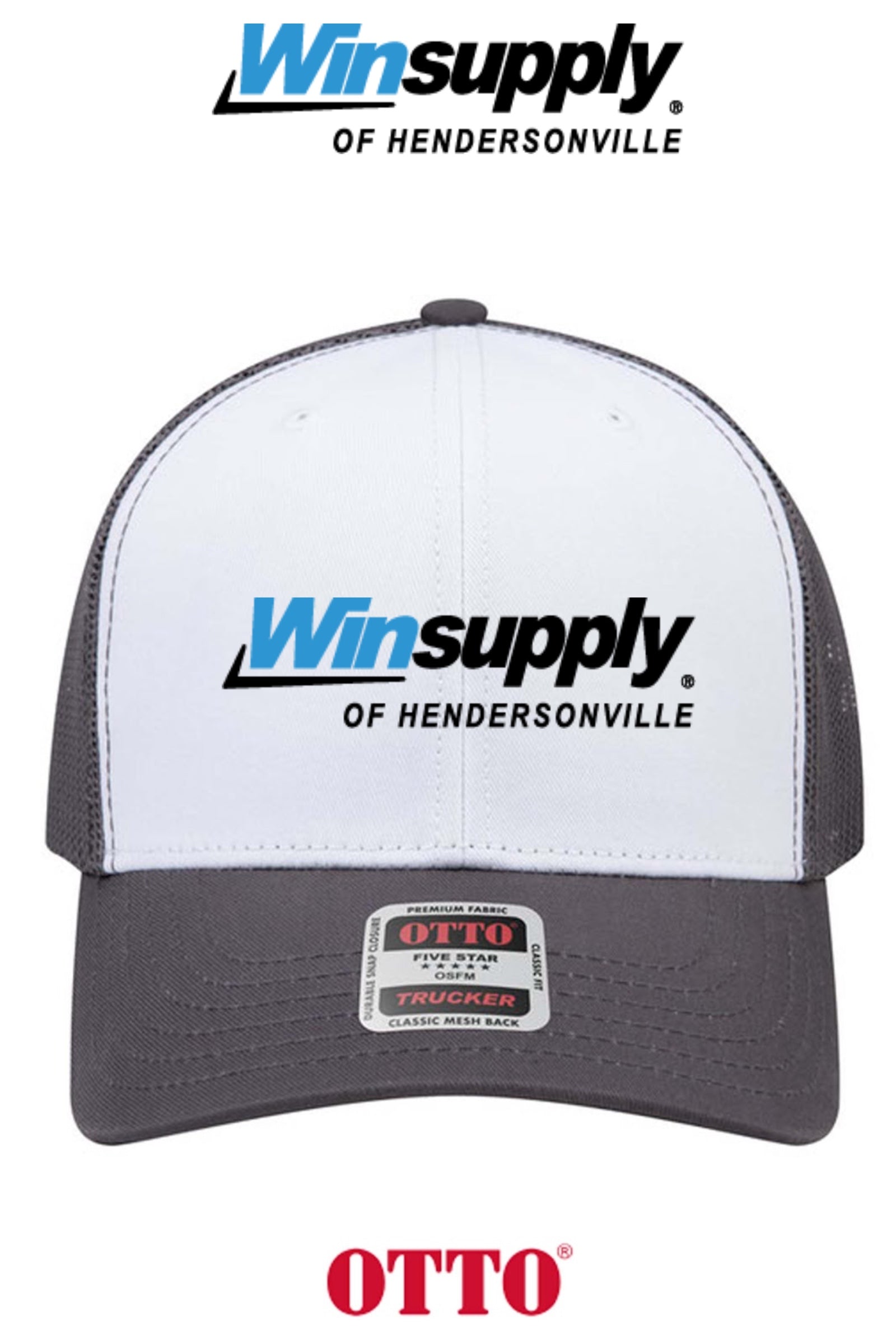 **BULK BUY SPECIAL** OTTO CAP® 6 Panel Mid Profile Mesh Back Trucker Hat - Winsupply of Hendersonville