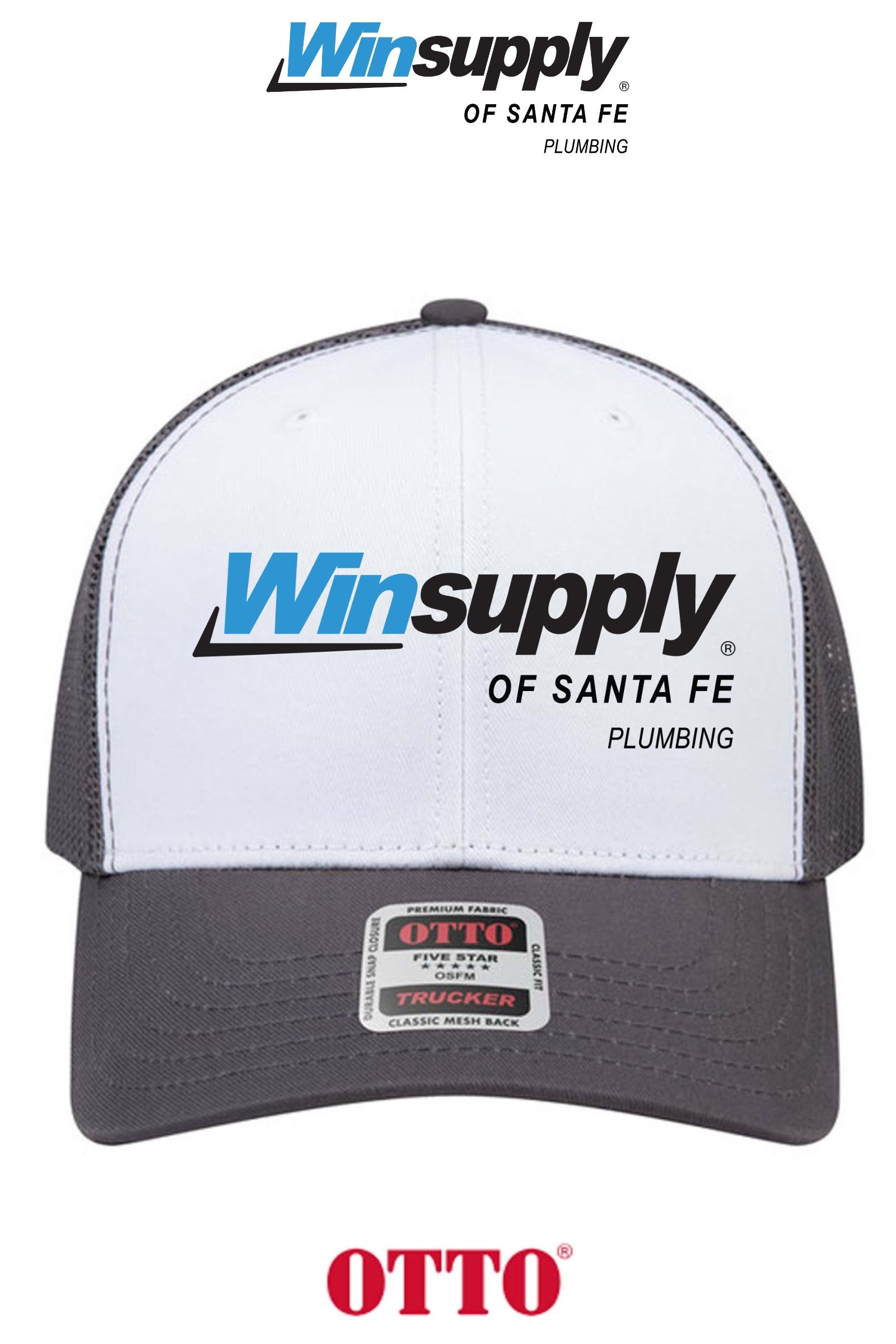 **BULK BUY SPECIAL** OTTO CAP® 6 Panel Mid Profile Mesh Back Trucker Hat - Winsupply of Santa Fe