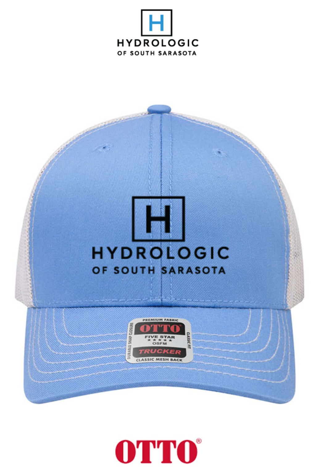 **BULK BUY SPECIAL** OTTO CAP® 6 Panel Mid Profile Mesh Back Trucker Hat - Winsupply Sarasota FL Co.