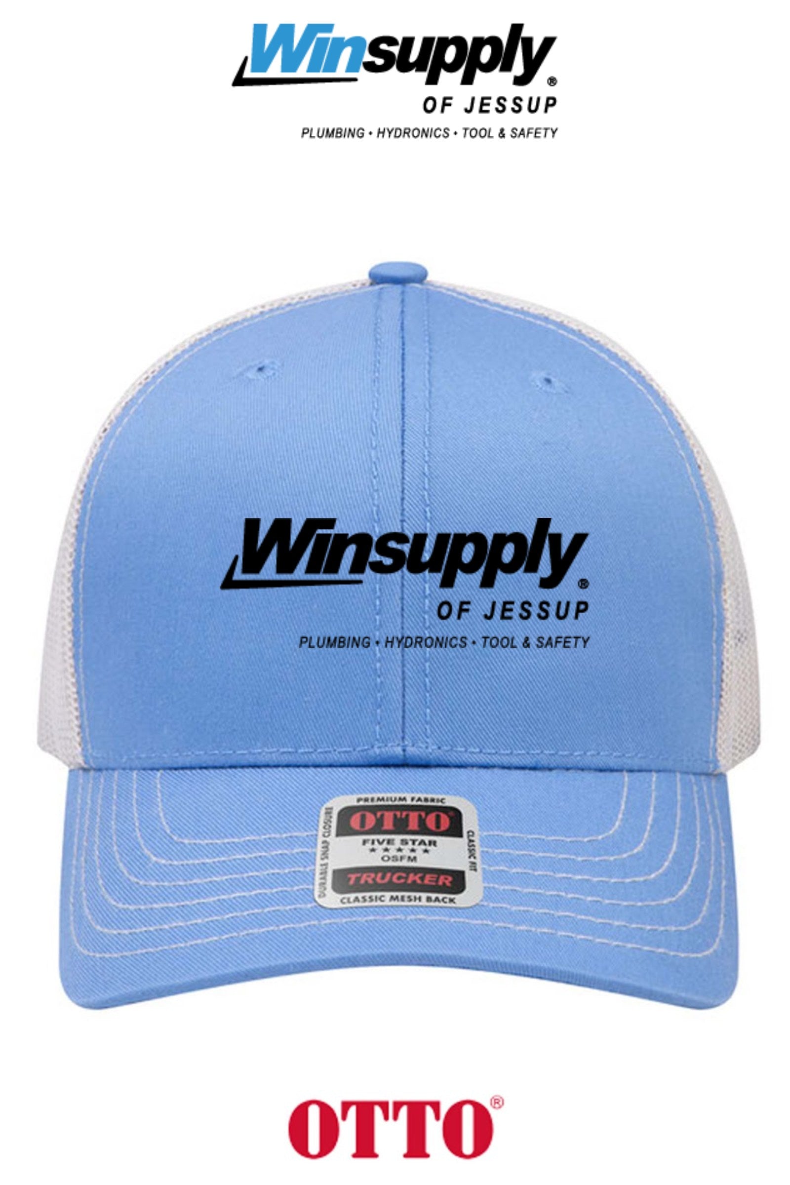**BULK BUY SPECIAL** OTTO CAP® 6 Panel Mid Profile Mesh Back Trucker Hat - Winsupply of Jessup