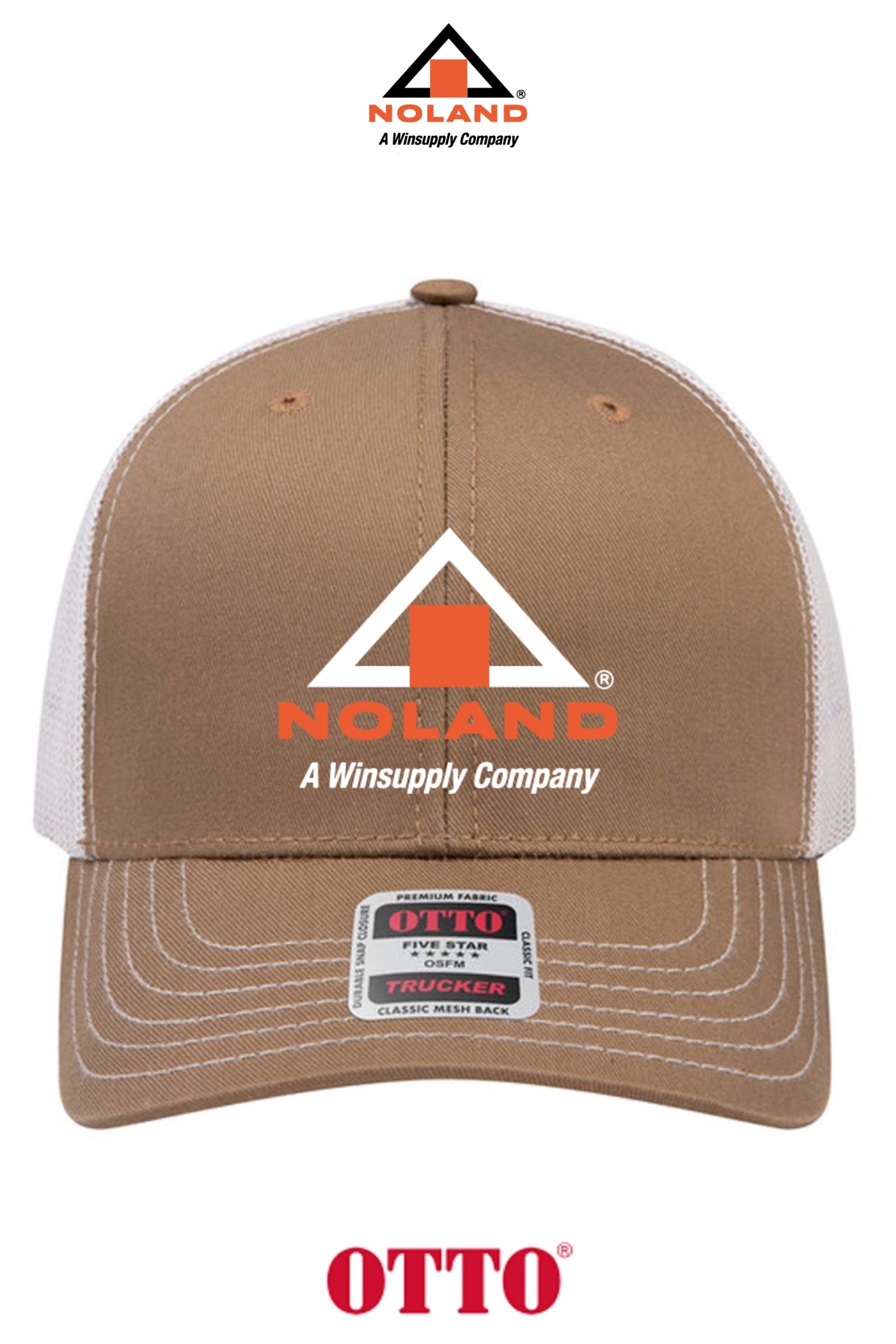 **BULK BUY SPECIAL** OTTO CAP® 6 Panel Mid Profile Mesh Back Trucker Hat - Noland of Augusta GA