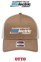 **BULK BUY SPECIAL** OTTO CAP® 6 Panel Mid Profile Mesh Back Trucker Hat - Allegheny Valley Winlectric