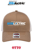**BULK BUY SPECIAL** OTTO CAP® 6 Panel Mid Profile Mesh Back Trucker Hat - Douglasville Winlectric