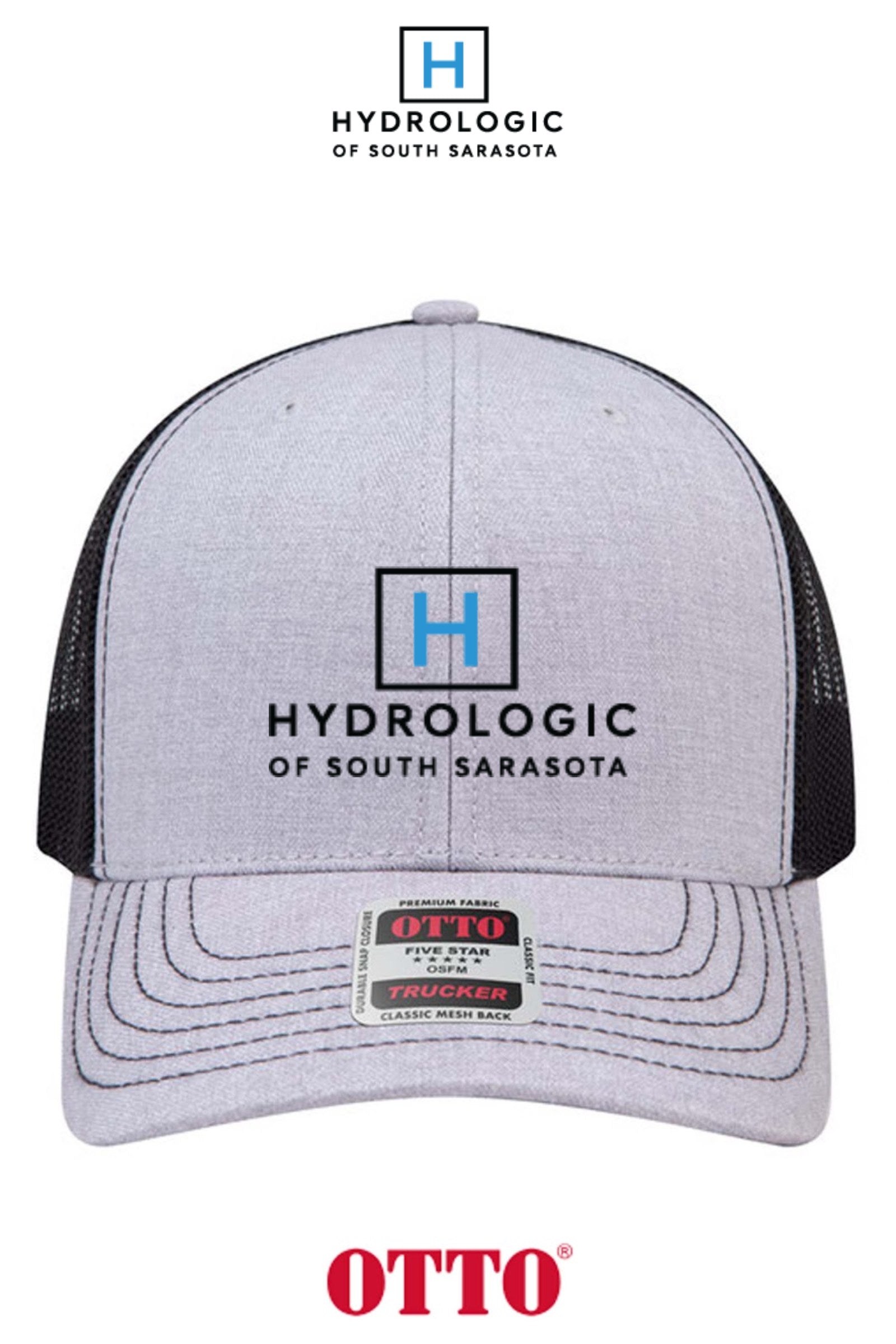 **BULK BUY SPECIAL** OTTO CAP® 6 Panel Mid Profile Mesh Back Trucker Hat - Winsupply Sarasota FL Co.