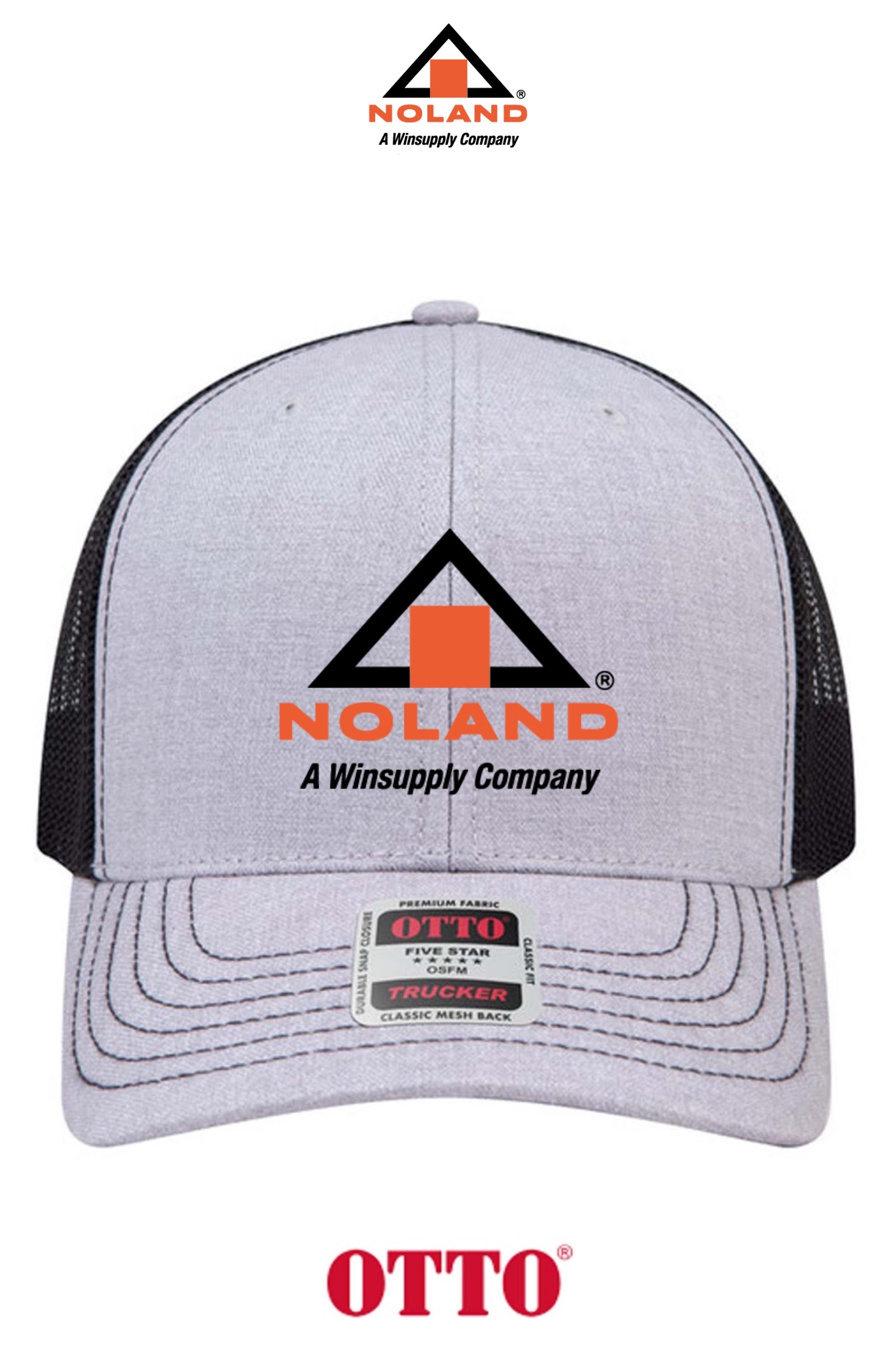 **BULK BUY SPECIAL** OTTO CAP® 6 Panel Mid Profile Mesh Back Trucker Hat - Noland of Augusta GA