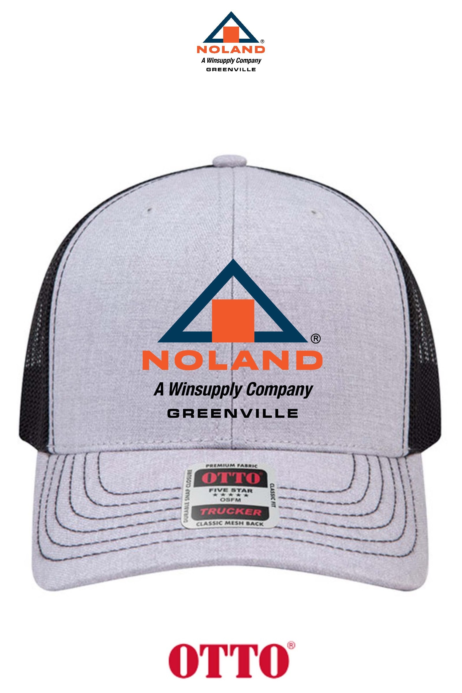 **BULK BUY SPECIAL** OTTO CAP® 6 Panel Mid Profile Mesh Back Trucker Hat - Greenville Noland Co.