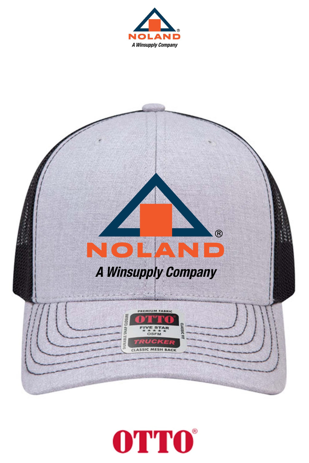 **BULK BUY SPECIAL** OTTO CAP® 6 Panel Mid Profile Mesh Back Trucker Hat - Harrison Noland
