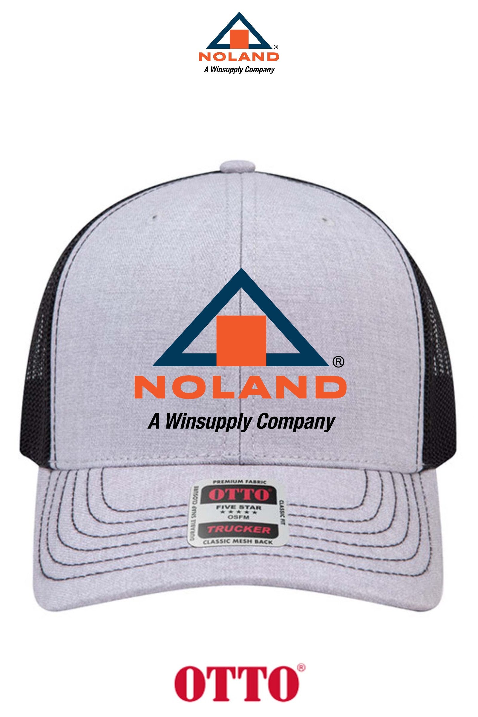 **BULK BUY SPECIAL** OTTO CAP® 6 Panel Mid Profile Mesh Back Trucker Hat - Harrison Noland