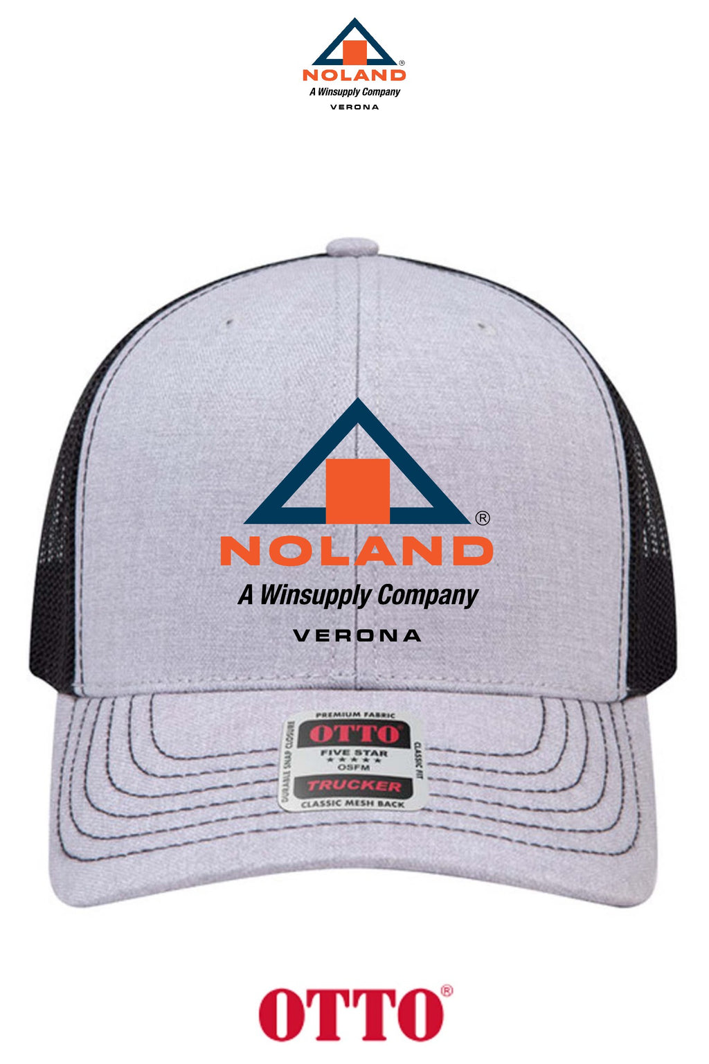 **BULK BUY SPECIAL** OTTO CAP® 6 Panel Mid Profile Mesh Back Trucker Hat - Verona Noland