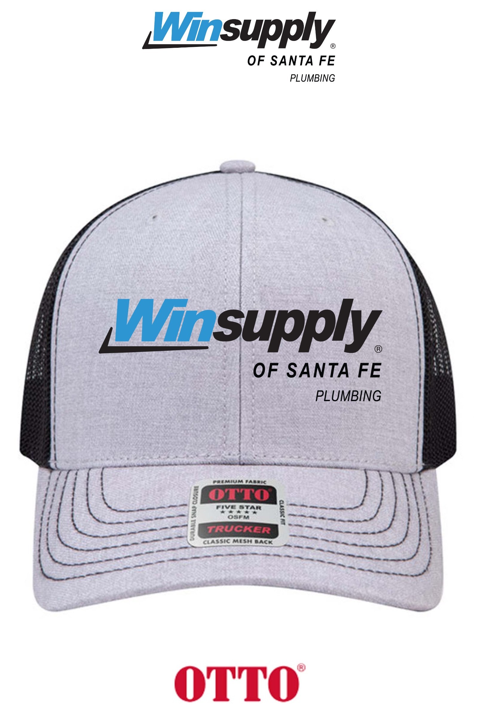 **BULK BUY SPECIAL** OTTO CAP® 6 Panel Mid Profile Mesh Back Trucker Hat - Winsupply of Santa Fe