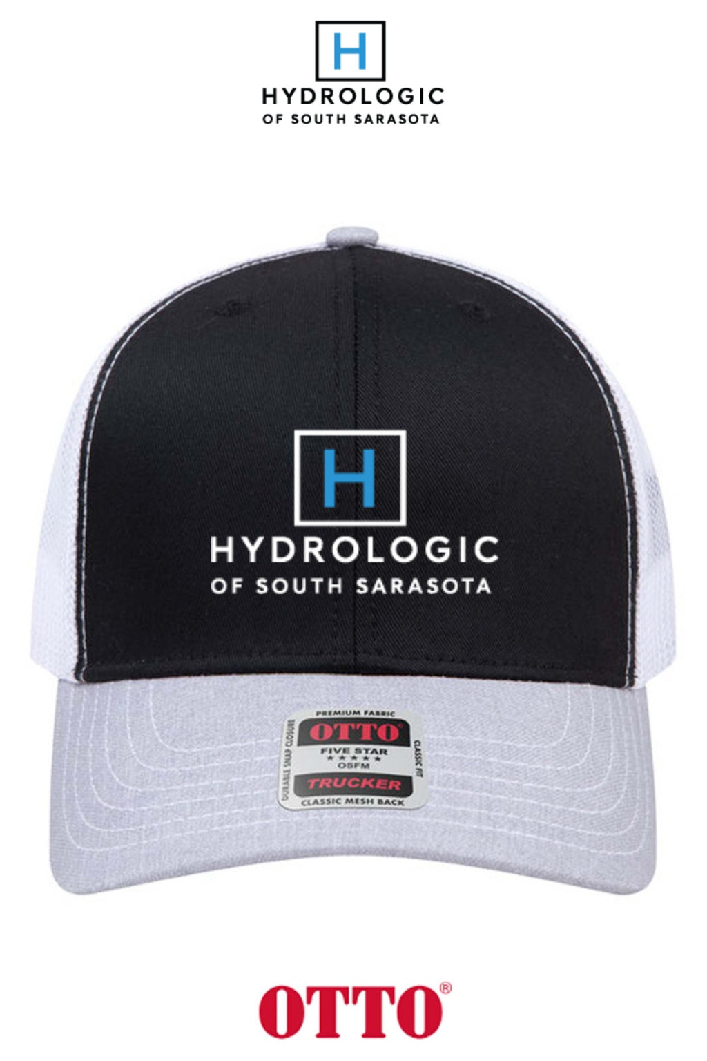 **BULK BUY SPECIAL** OTTO CAP® 6 Panel Mid Profile Mesh Back Trucker Hat - Winsupply Sarasota FL Co.