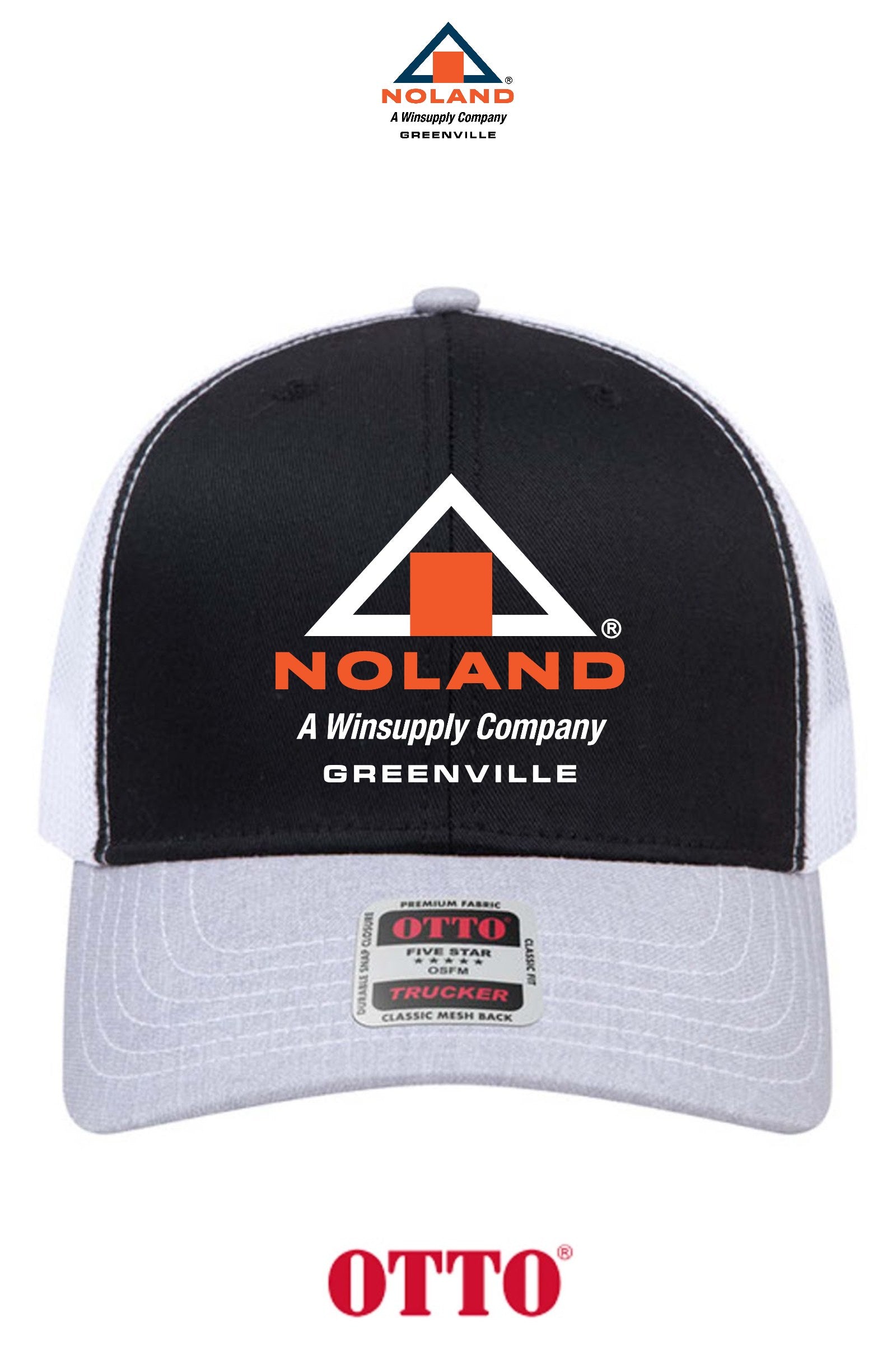 **BULK BUY SPECIAL** OTTO CAP® 6 Panel Mid Profile Mesh Back Trucker Hat - Greenville Noland Co.