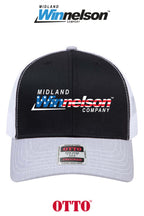 **BULK BUY SPECIAL** OTTO CAP® 6 Panel Mid Profile Mesh Back Trucker Hat - Midland Winnelson - Patriot