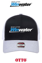 **BULK BUY SPECIAL** OTTO CAP® 6 Panel Mid Profile Mesh Back Trucker Hat - Quad Cities Winwater