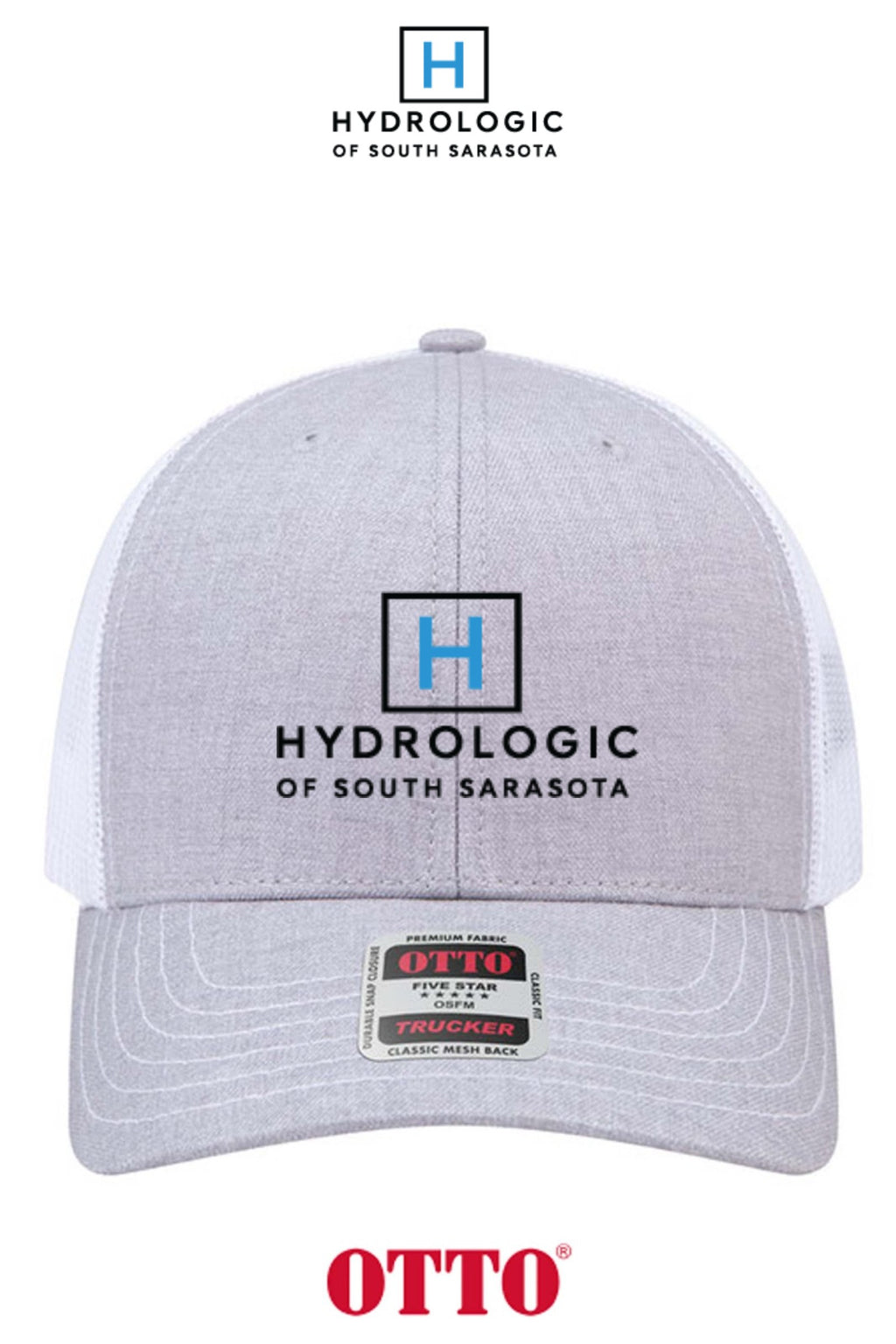 **BULK BUY SPECIAL** OTTO CAP® 6 Panel Mid Profile Mesh Back Trucker Hat - Winsupply Sarasota FL Co.