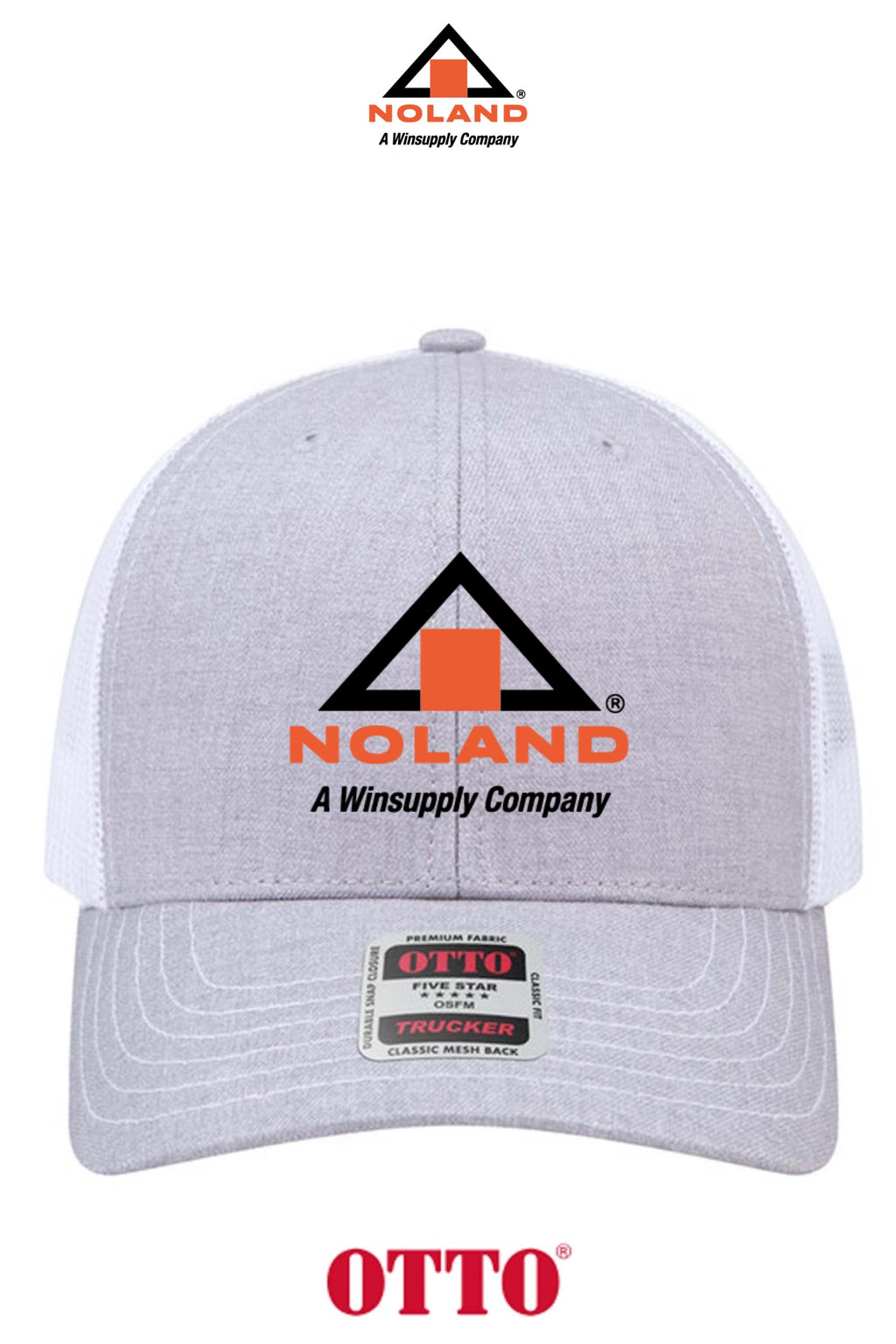 **BULK BUY SPECIAL** OTTO CAP® 6 Panel Mid Profile Mesh Back Trucker Hat - Noland of Augusta GA