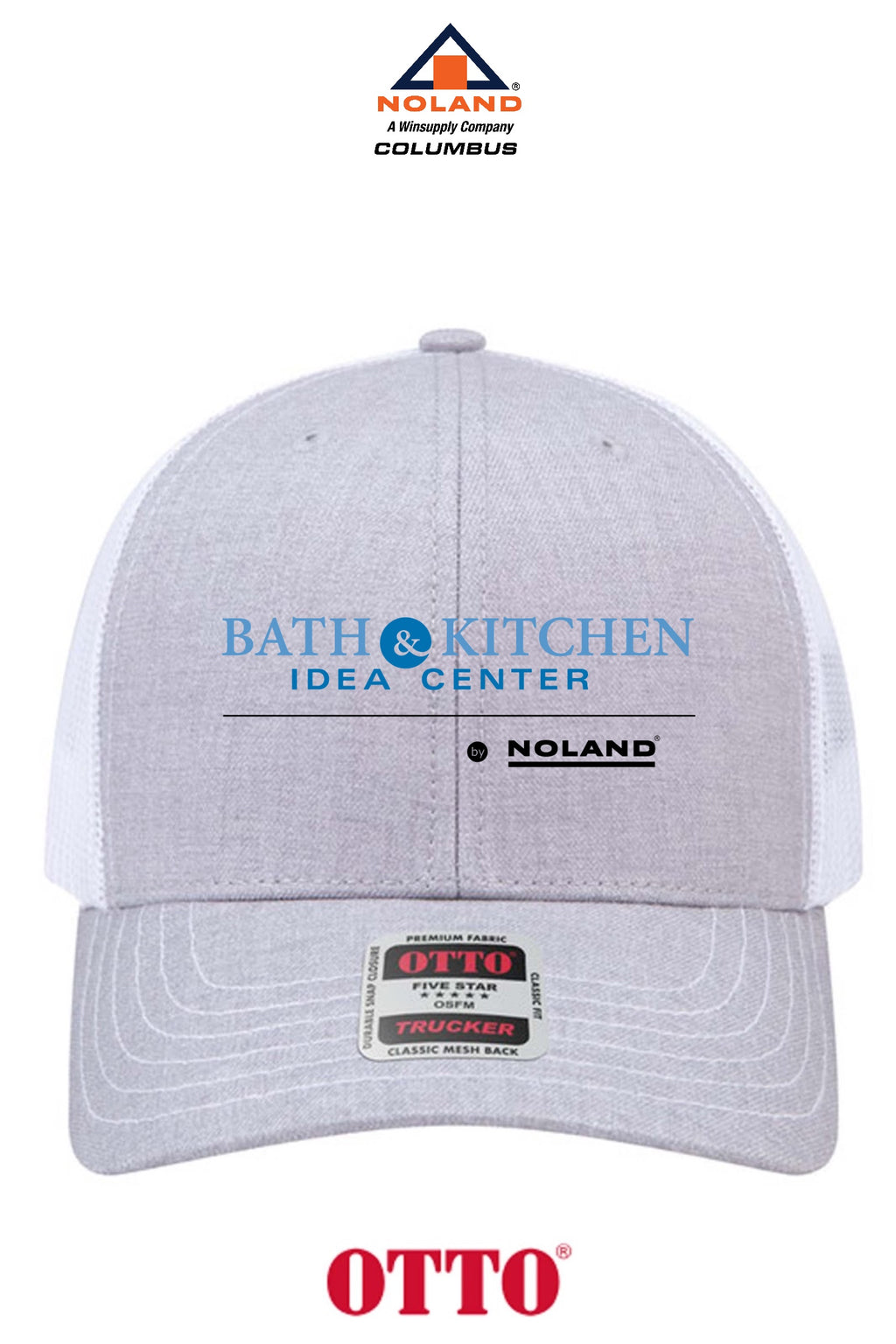 **BULK BUY SPECIAL** OTTO CAP® 6 Panel Mid Profile Mesh Back Trucker Hat - Columbus Noland