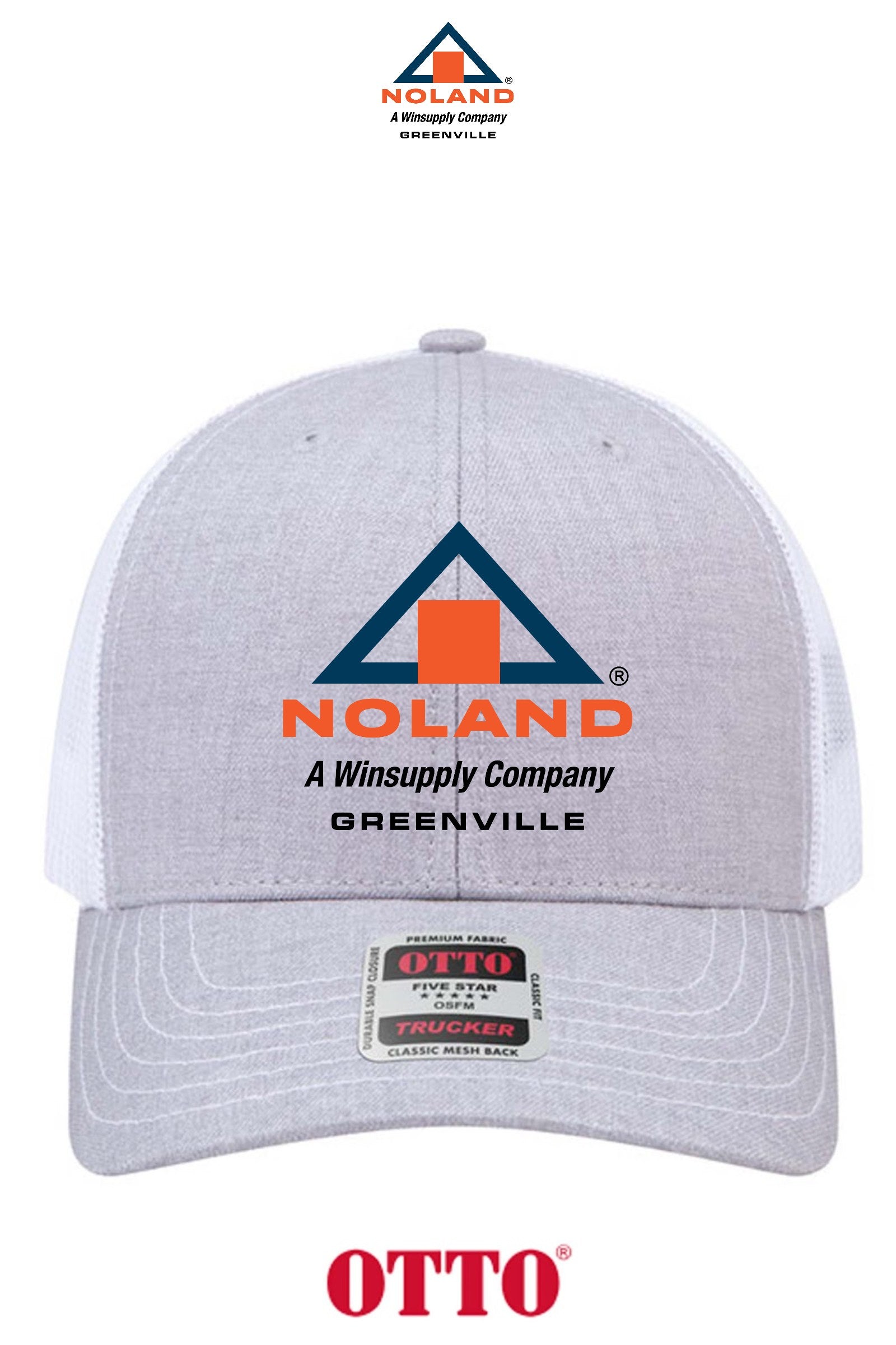**BULK BUY SPECIAL** OTTO CAP® 6 Panel Mid Profile Mesh Back Trucker Hat - Greenville Noland Co.