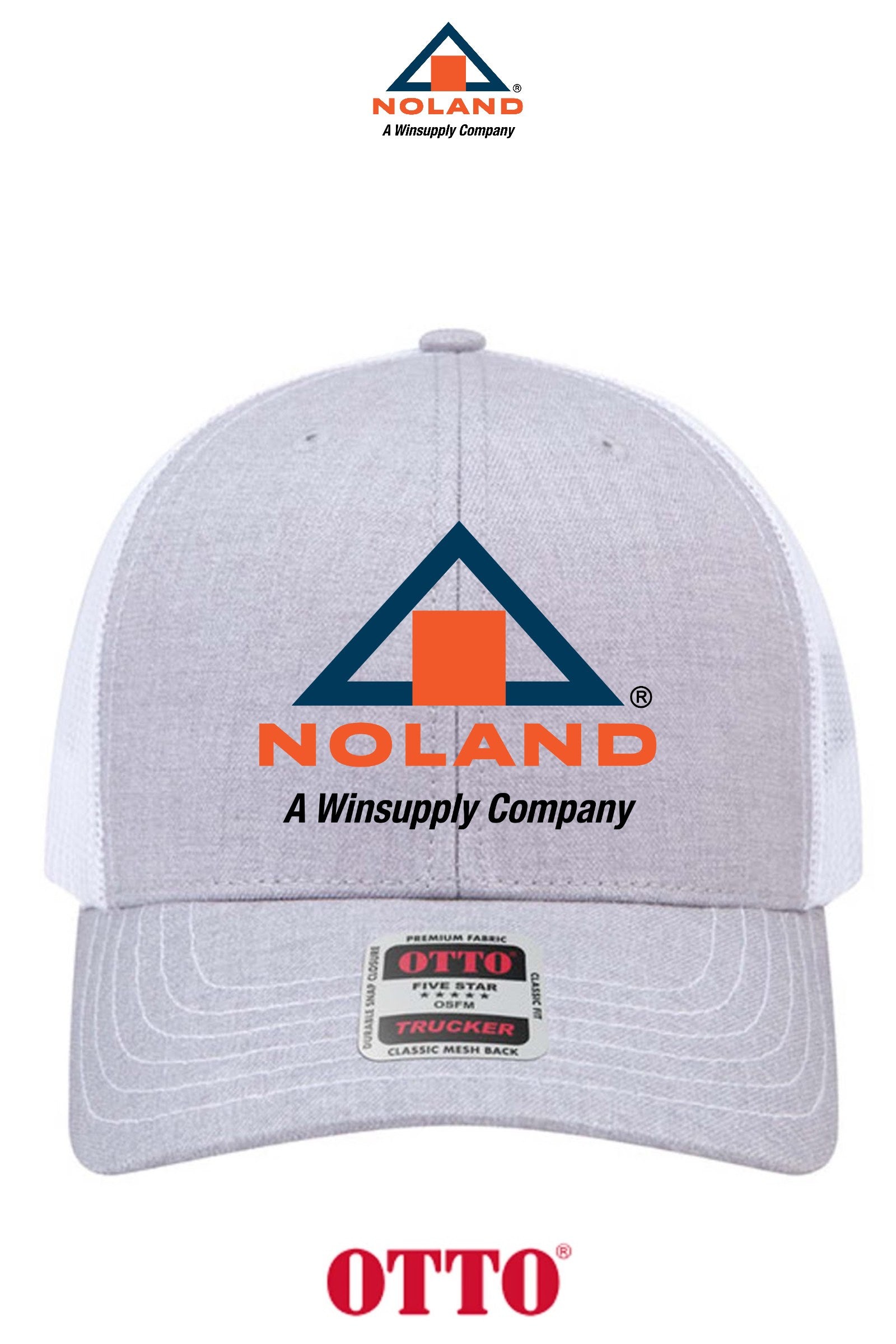 **BULK BUY SPECIAL** OTTO CAP® 6 Panel Mid Profile Mesh Back Trucker Hat - Harrison Noland