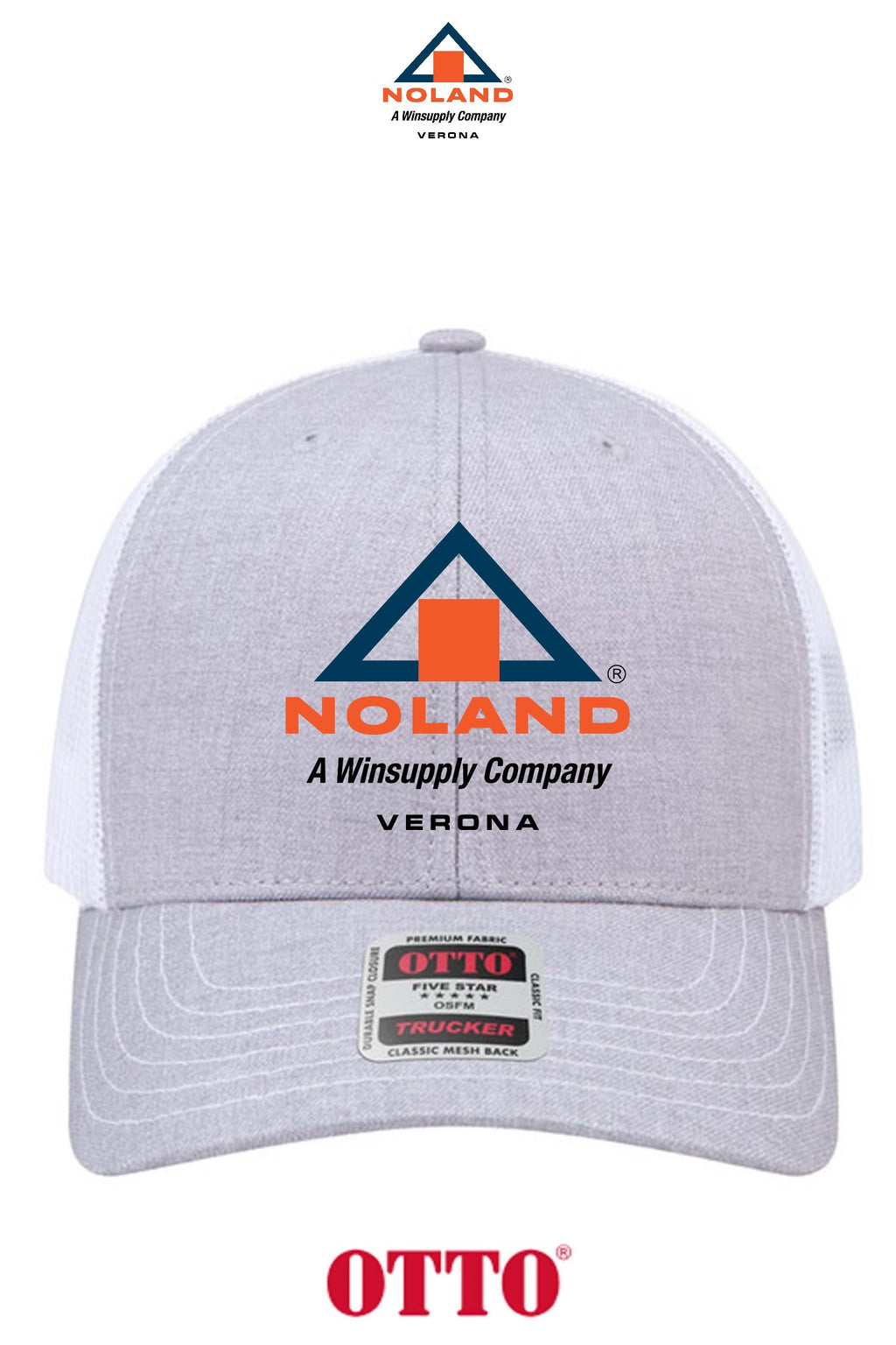 **BULK BUY SPECIAL** OTTO CAP® 6 Panel Mid Profile Mesh Back Trucker Hat - Verona Noland