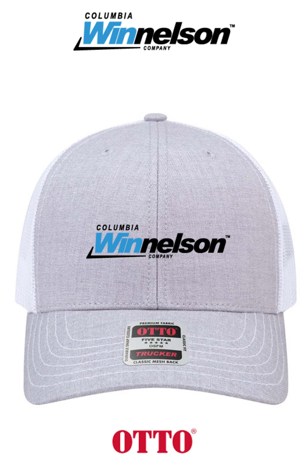 **BULK BUY SPECIAL** OTTO CAP® 6 Panel Mid Profile Mesh Back Trucker Hat - Columbia MO Winnelson