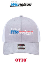 **BULK BUY SPECIAL** OTTO CAP® 6 Panel Mid Profile Mesh Back Trucker Hat - Midland Winnelson - Patriot