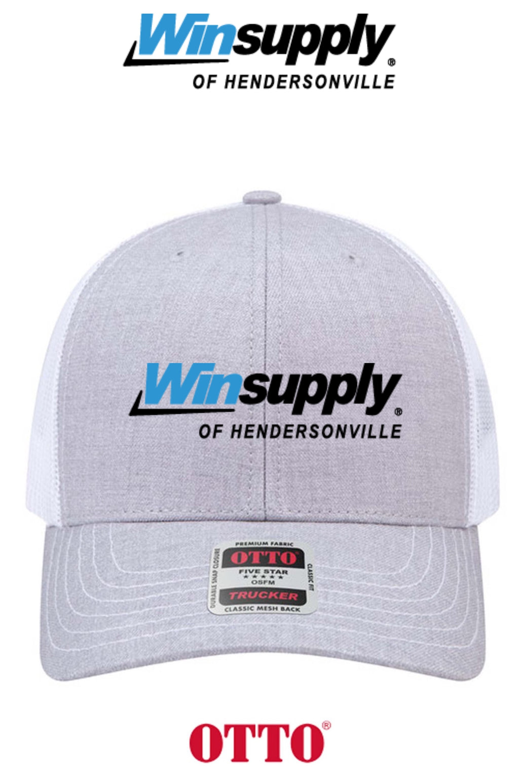 **BULK BUY SPECIAL** OTTO CAP® 6 Panel Mid Profile Mesh Back Trucker Hat - Winsupply of Hendersonville