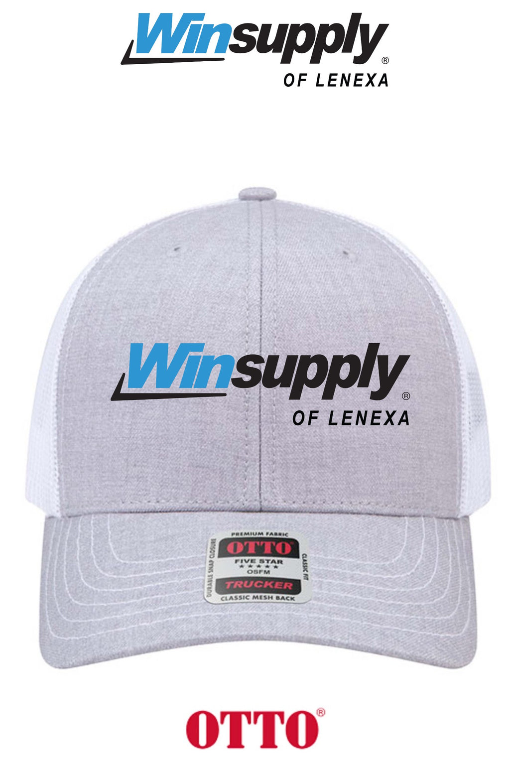 **BULK BUY SPECIAL** OTTO CAP® 6 Panel Mid Profile Mesh Back Trucker Hat - Winsupply of Lenexa