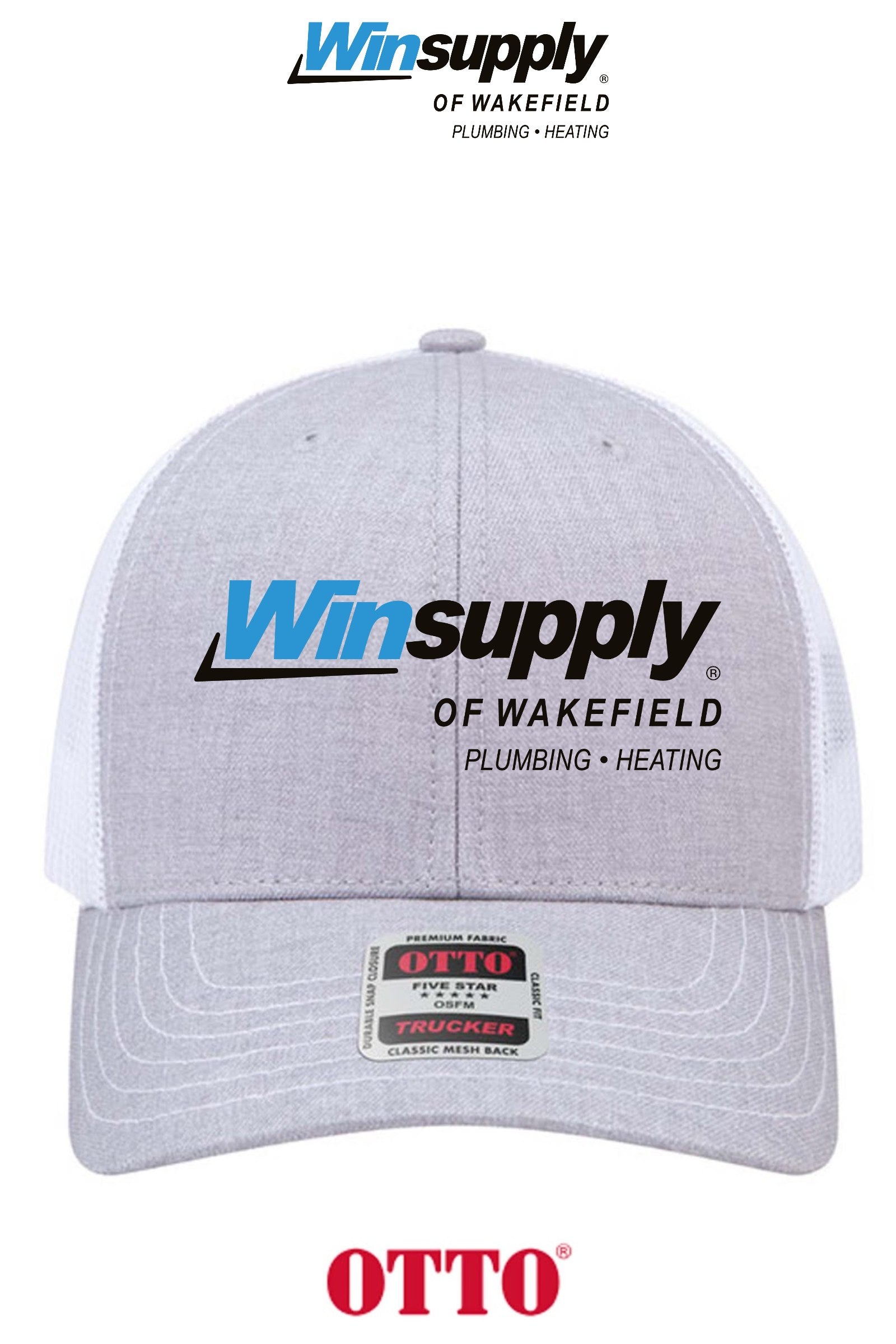 **BULK BUY SPECIAL** OTTO CAP® 6 Panel Mid Profile Mesh Back Trucker Hat - Winsupply of Wakefield