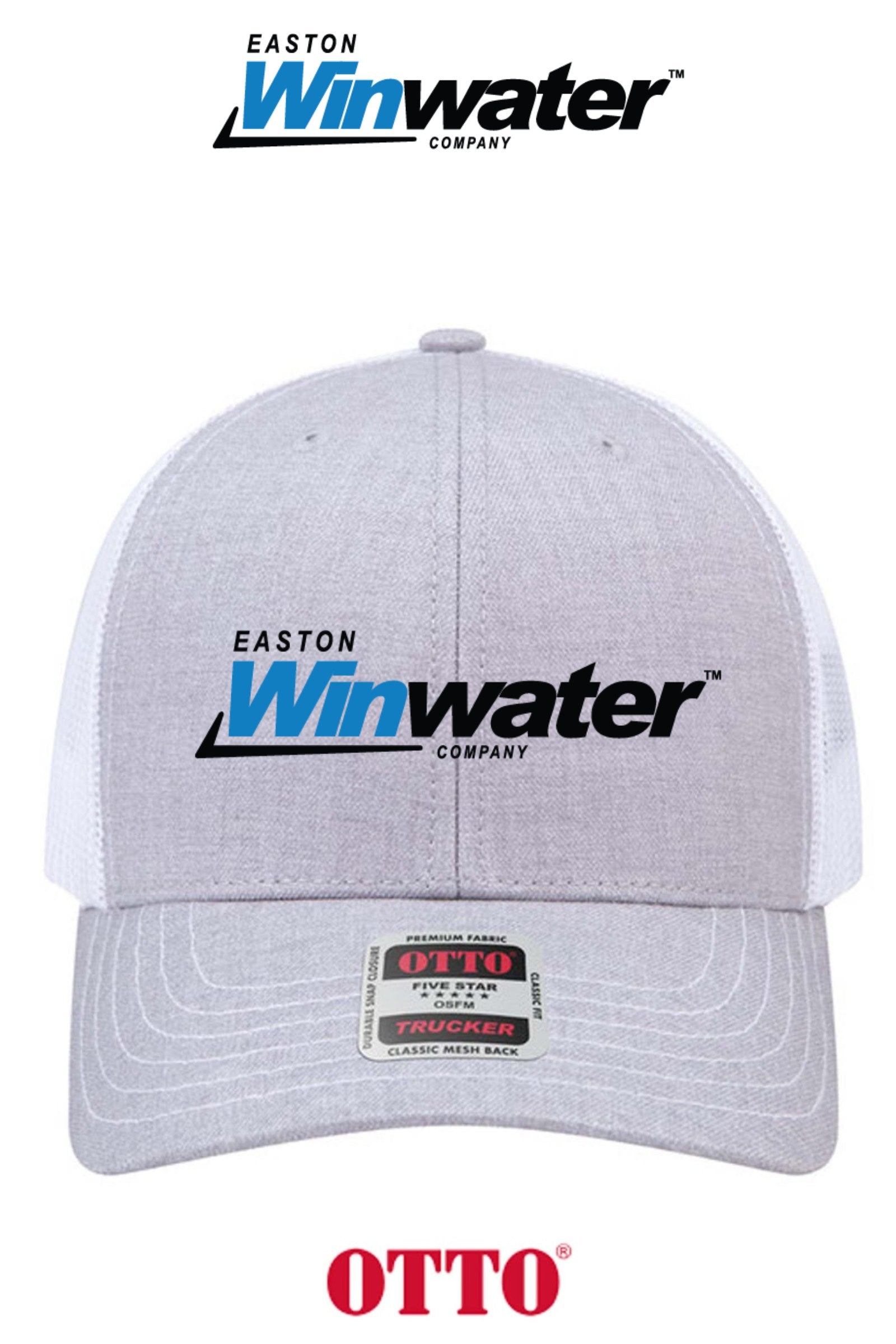 **BULK BUY SPECIAL** OTTO CAP® 6 Panel Mid Profile Mesh Back Trucker Hat - Easton Winwater