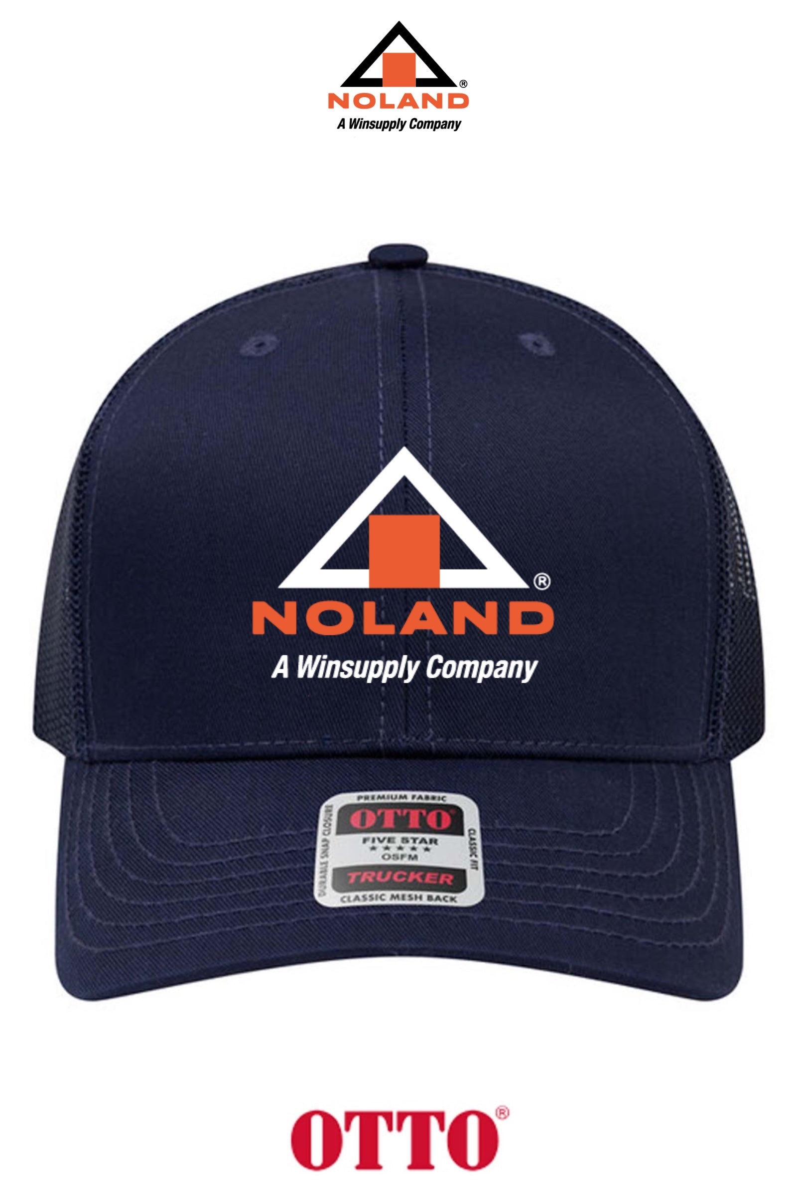 **BULK BUY SPECIAL** OTTO CAP® 6 Panel Mid Profile Mesh Back Trucker Hat - Noland of Augusta GA