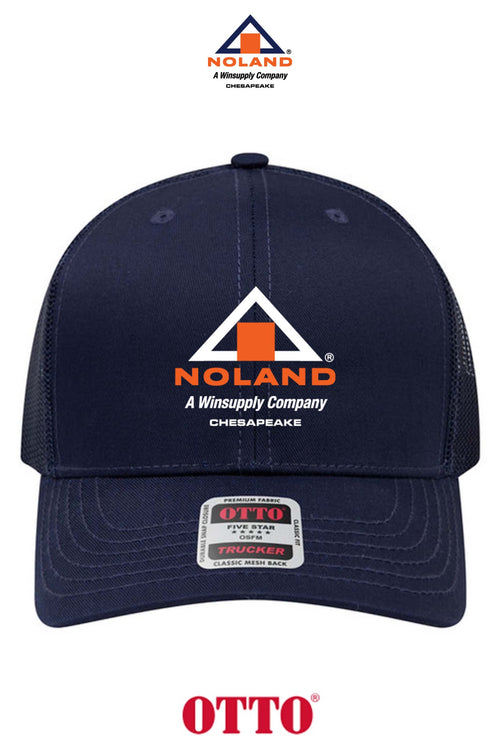 **BULK BUY SPECIAL** OTTO CAP® 6 Panel Mid Profile Mesh Back Trucker Hat - Noland Company Chesapeake