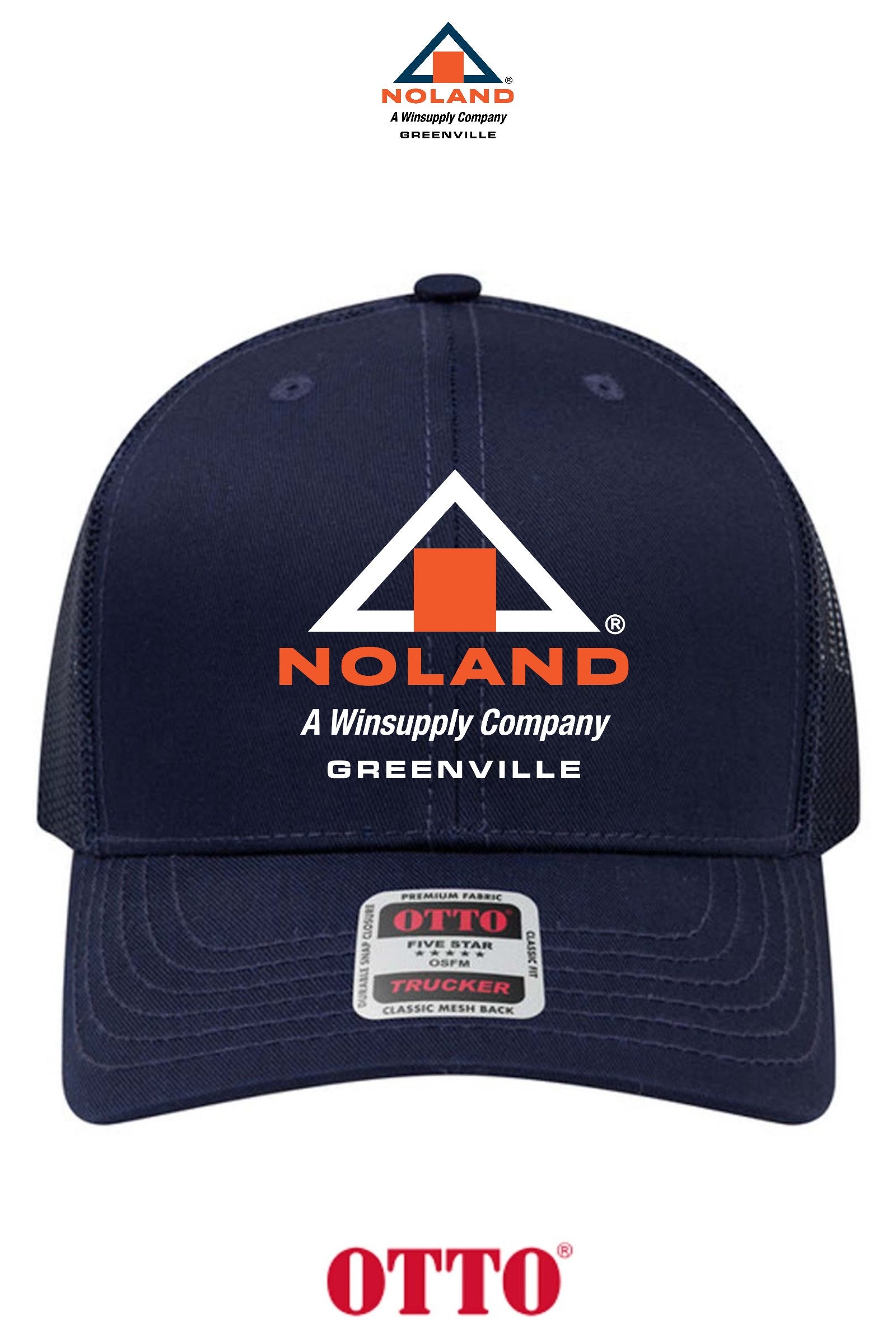 **BULK BUY SPECIAL** OTTO CAP® 6 Panel Mid Profile Mesh Back Trucker Hat - Greenville Noland Co.