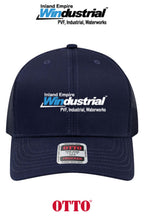 **BULK BUY SPECIAL** OTTO CAP® 6 Panel Mid Profile Mesh Back Trucker Hat - Inland Empire Windustrial