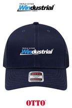 **BULK BUY SPECIAL** OTTO CAP® 6 Panel Mid Profile Mesh Back Trucker Hat - Windustrial Triple Cities