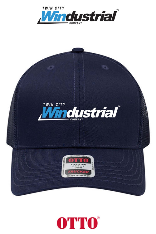 **BULK BUY SPECIAL** OTTO CAP® 6 Panel Mid Profile Mesh Back Trucker Hat - Twin City Windustrial