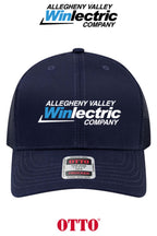 **BULK BUY SPECIAL** OTTO CAP® 6 Panel Mid Profile Mesh Back Trucker Hat - Allegheny Valley Winlectric