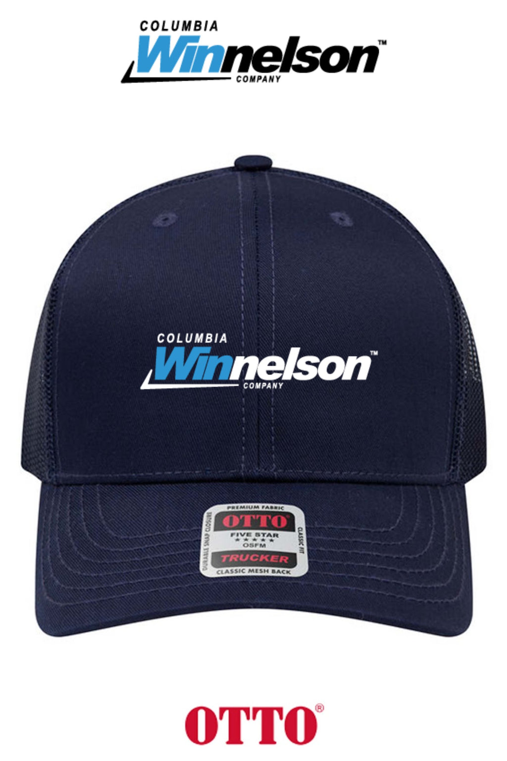 **BULK BUY SPECIAL** OTTO CAP® 6 Panel Mid Profile Mesh Back Trucker Hat - Columbia MO Winnelson