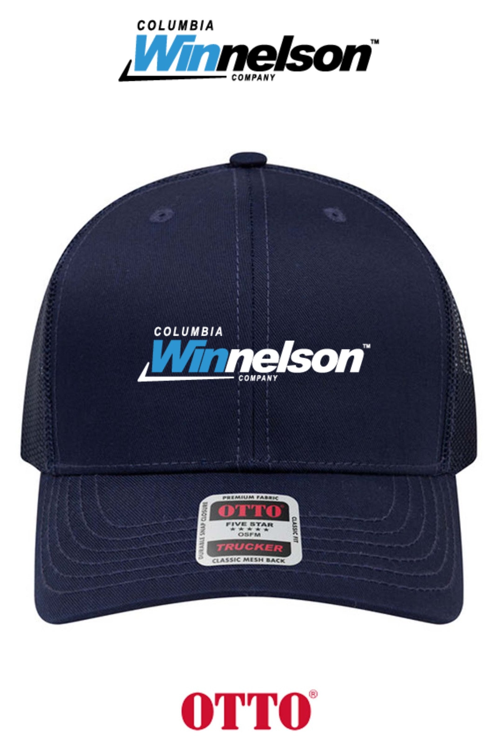 **BULK BUY SPECIAL** OTTO CAP® 6 Panel Mid Profile Mesh Back Trucker Hat - Columbia MO Winnelson