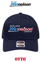 **BULK BUY SPECIAL** OTTO CAP® 6 Panel Mid Profile Mesh Back Trucker Hat - Midland Winnelson - Patriot