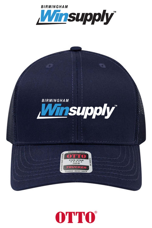 **BULK BUY SPECIAL** OTTO CAP® 6 Panel Mid Profile Mesh Back Trucker Hat - Birmingham Winsupply