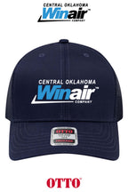 **BULK BUY SPECIAL** OTTO CAP® 6 Panel Mid Profile Mesh Back Trucker Hat - Central Oklahoma Winair