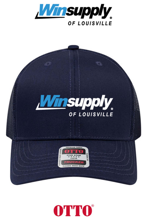 **BULK BUY SPECIAL** OTTO CAP® 6 Panel Mid Profile Mesh Back Trucker Hat - Winsupply of Louisville KY