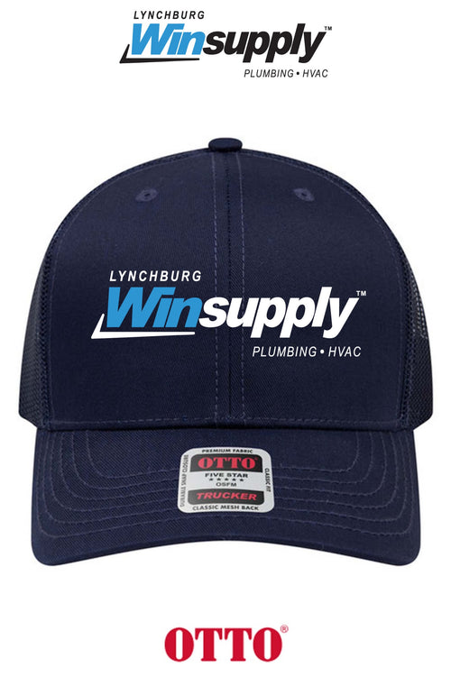 **BULK BUY SPECIAL** OTTO CAP® 6 Panel Mid Profile Mesh Back Trucker Hat - Lynchburg Winsupply