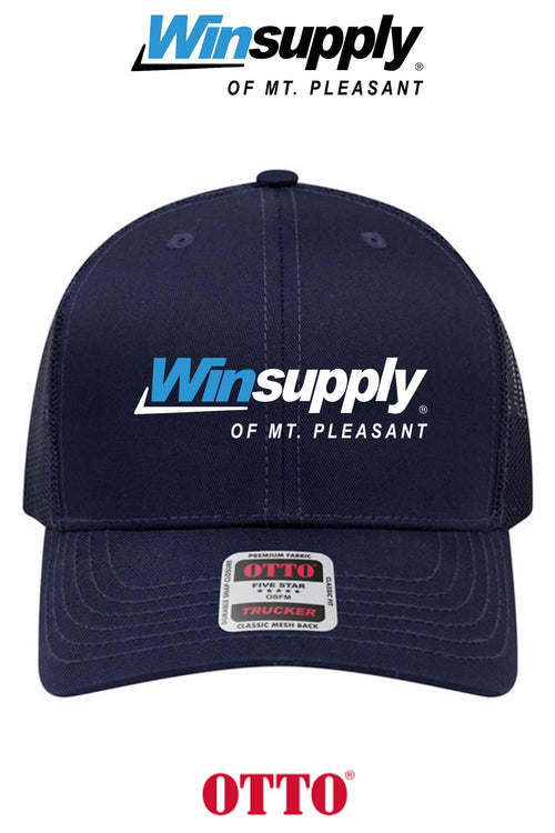 **BULK BUY SPECIAL** OTTO CAP® 6 Panel Mid Profile Mesh Back Trucker Hat - Winsupply of Mt. Pleasant