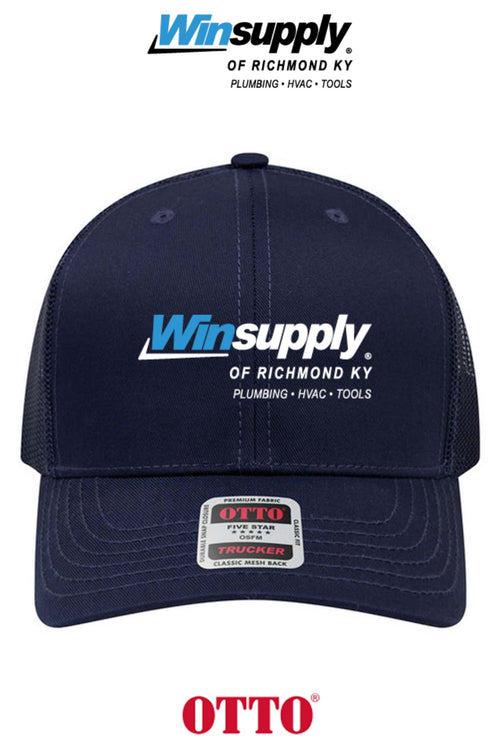 **BULK BUY SPECIAL** OTTO CAP® 6 Panel Mid Profile Mesh Back Trucker Hat - Winsupply of Richmond KY