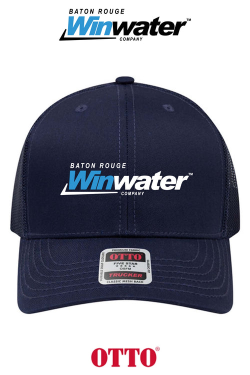 **BULK BUY SPECIAL** OTTO CAP® 6 Panel Mid Profile Mesh Back Trucker Hat - Baton Rouge Winwater